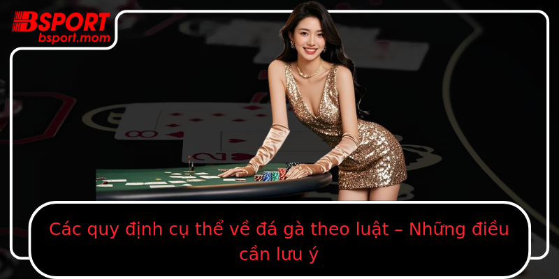 Các quy định cụ thể về đá gà theo luật – Những điều cần lưu ý